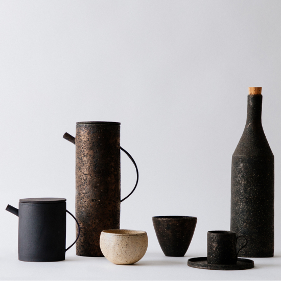 Carafe d'eau Takashi Endoh Noire