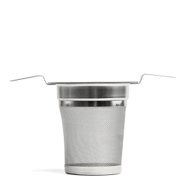 Filtre à Thé En Inox 304 Avec Couvercle Et Double Poignées - Pour Théière, Mug, Tasse - Tamis Fin - Lavable à La Main - 5